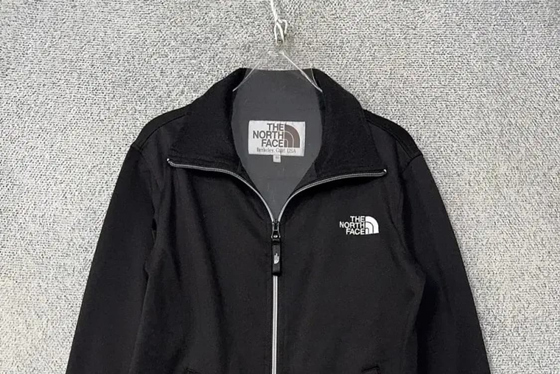 노스페이스 블랙 로고 집업 저지 90 상품이미지3