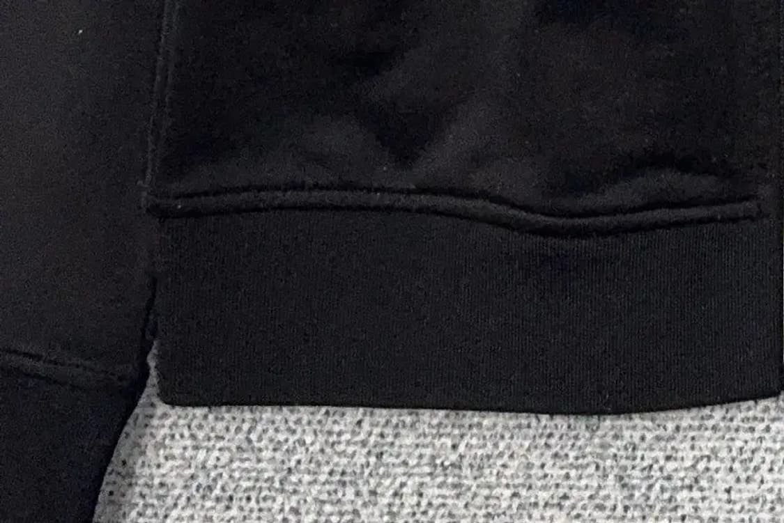 노스페이스 블랙 로고 집업 저지 90 상품이미지6