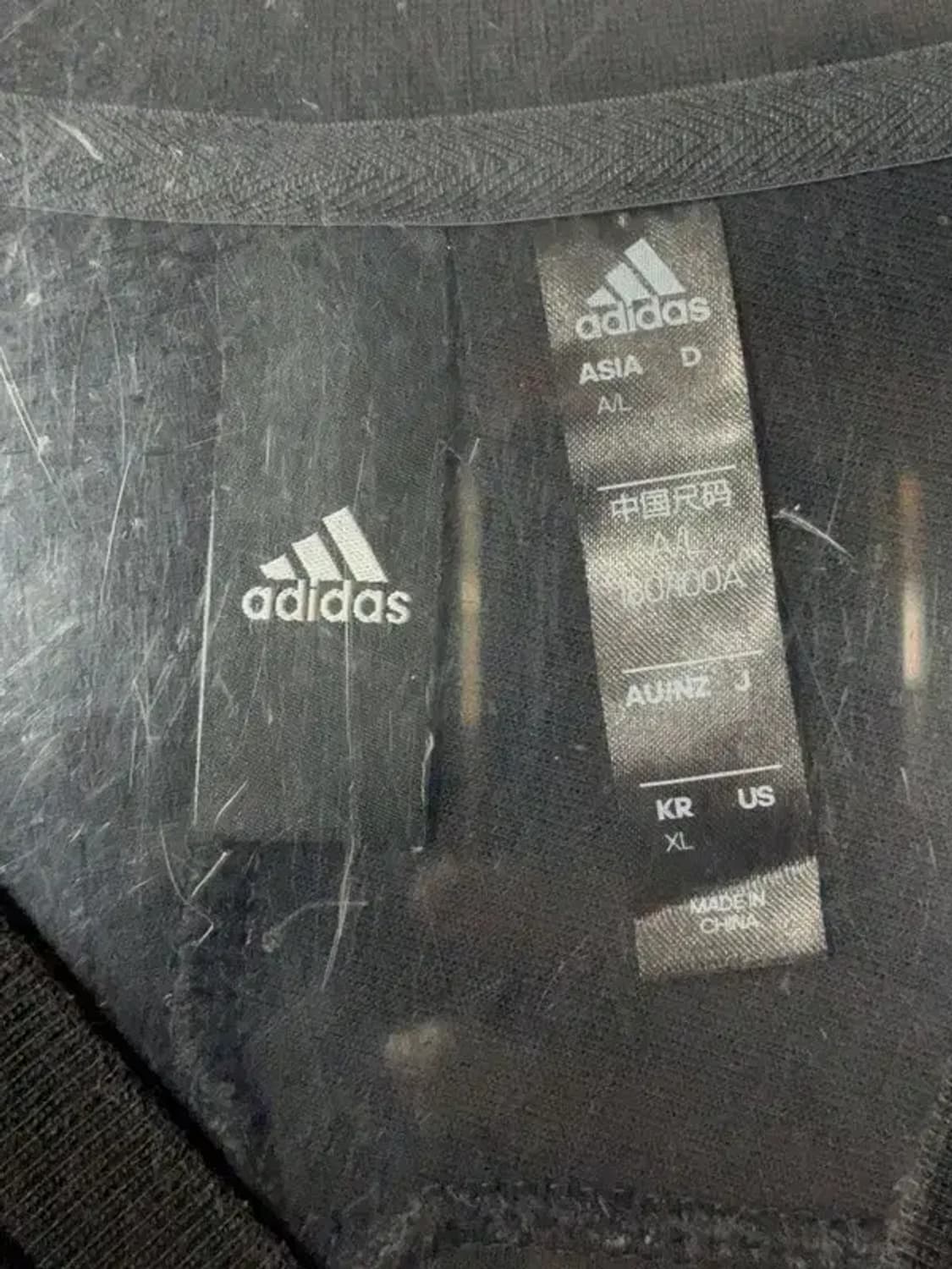 아디다스 블랙 센터 로고 맨투맨 XL 상품이미지7