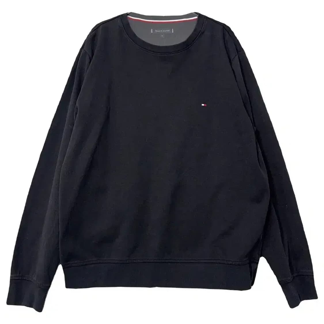 타미힐피거 블랙 로고 맨투맨 XL 상품이미지1