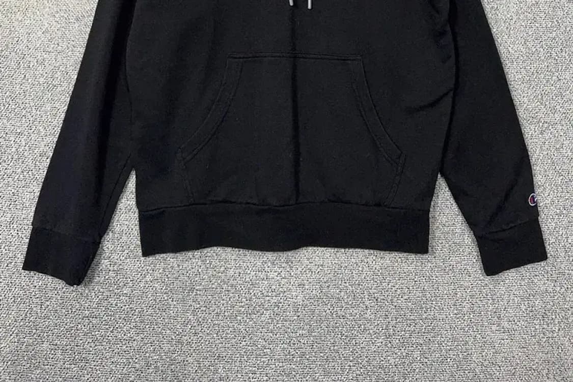 챔피온 프린팅 블랙 후드티 M 상품이미지4