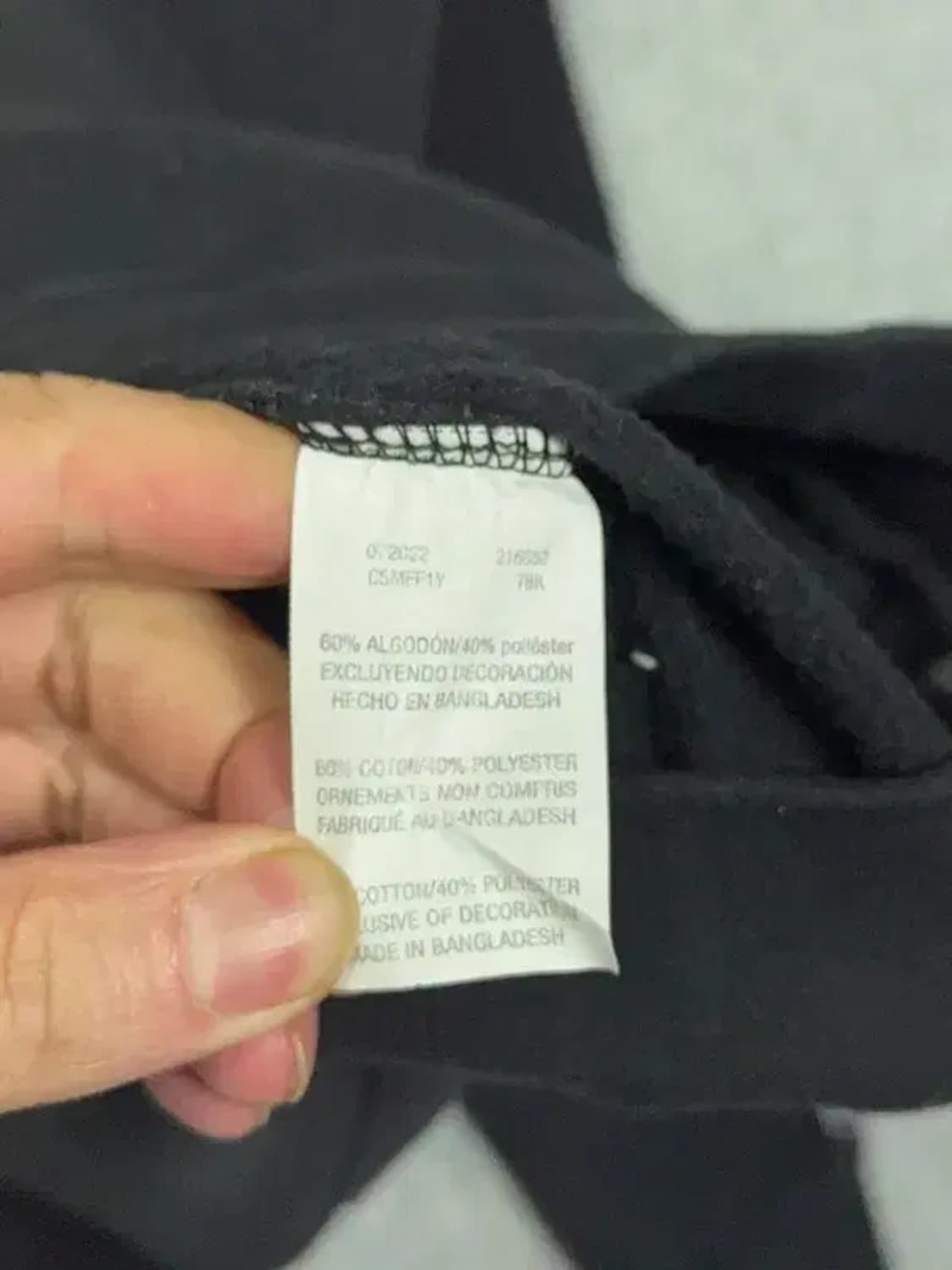 챔피온 프린팅 블랙 후드티 M 상품이미지8