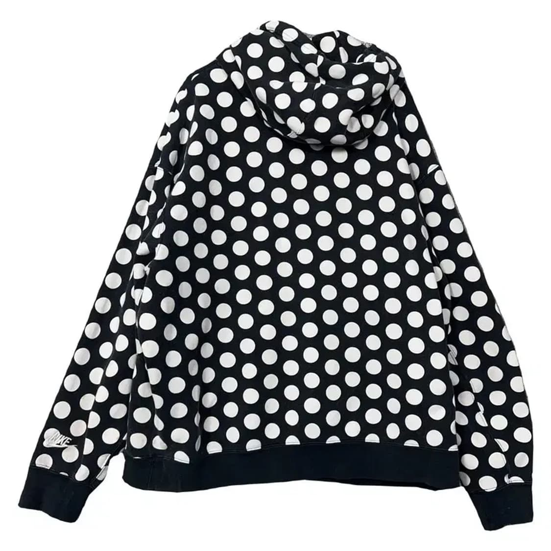 나이키 도트 블랙 프린팅 후드티 XXL 상품이미지2