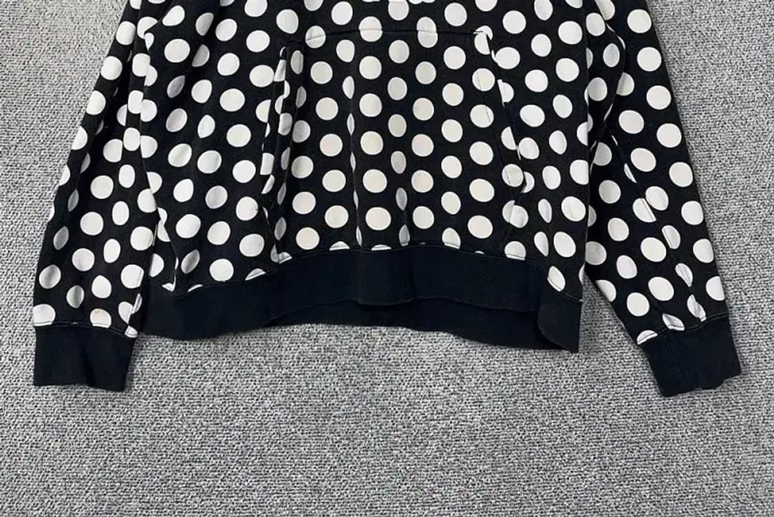 나이키 도트 블랙 프린팅 후드티 XXL 상품이미지4