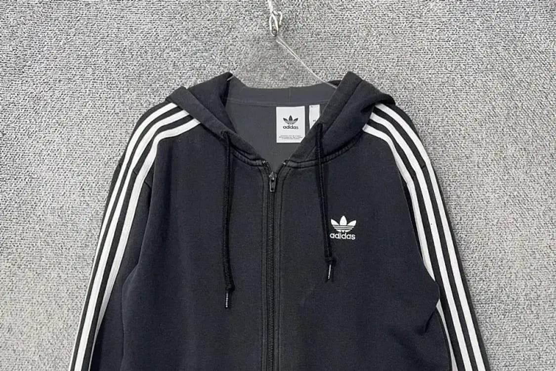 아디다스 불꽃 로고 삼선 후드 집업 M 상품이미지3