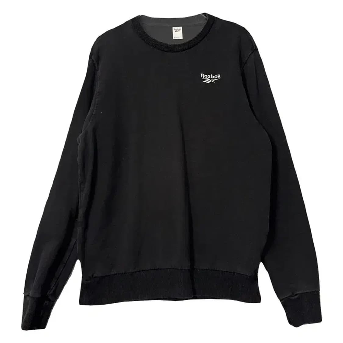 리복 블랙 로고 맨투맨 L 상품이미지1