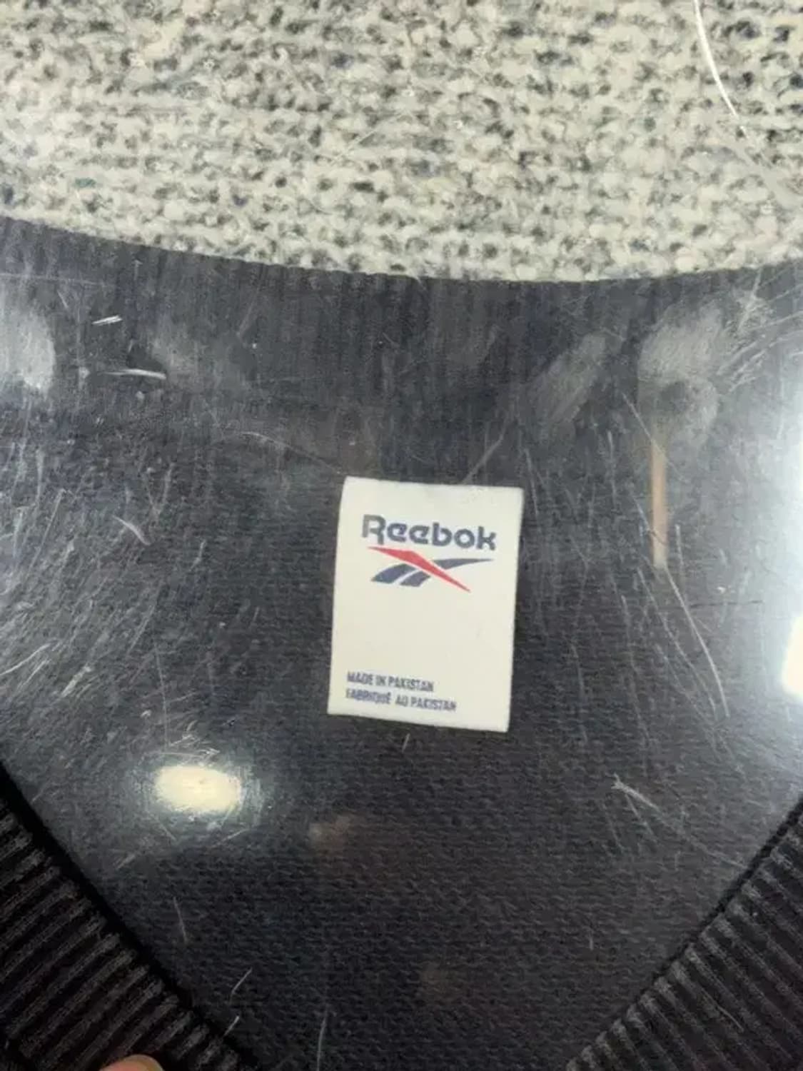 리복 블랙 로고 맨투맨 L 상품이미지7