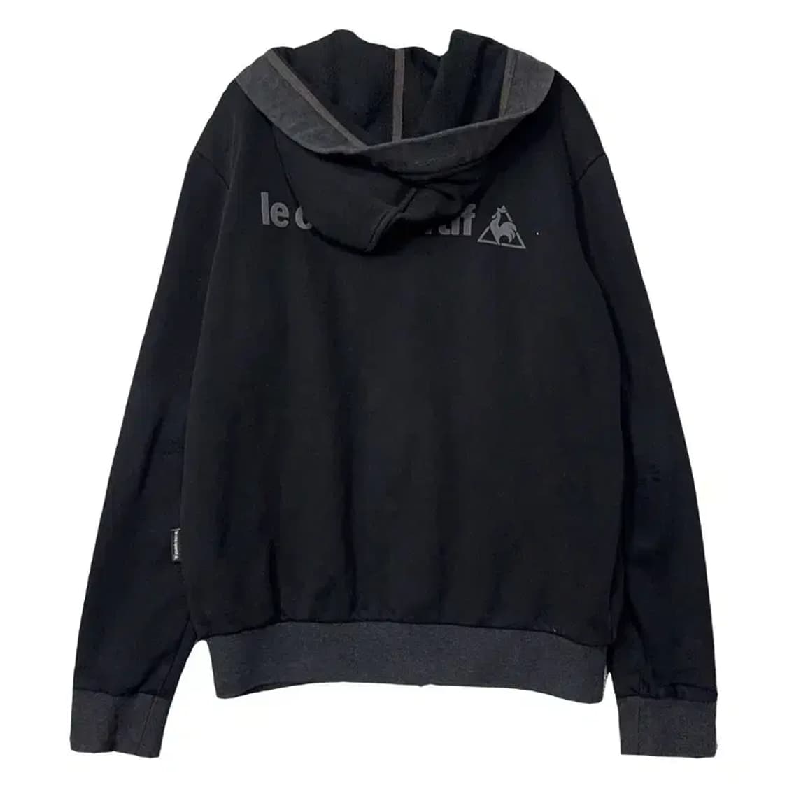 르꼬끄 스포츠 블랙 로고 캐주얼 후드집업 L 상품이미지2