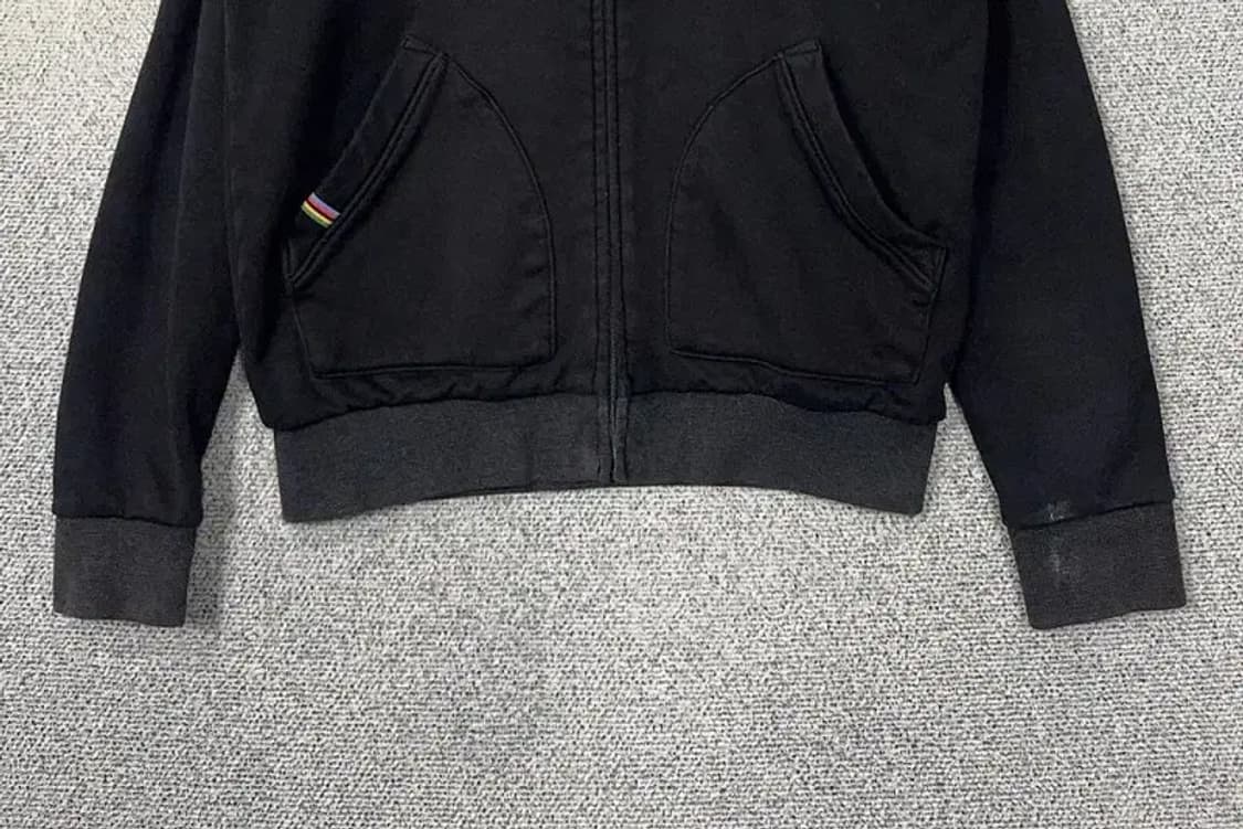 르꼬끄 스포츠 블랙 로고 캐주얼 후드집업 L 상품이미지4