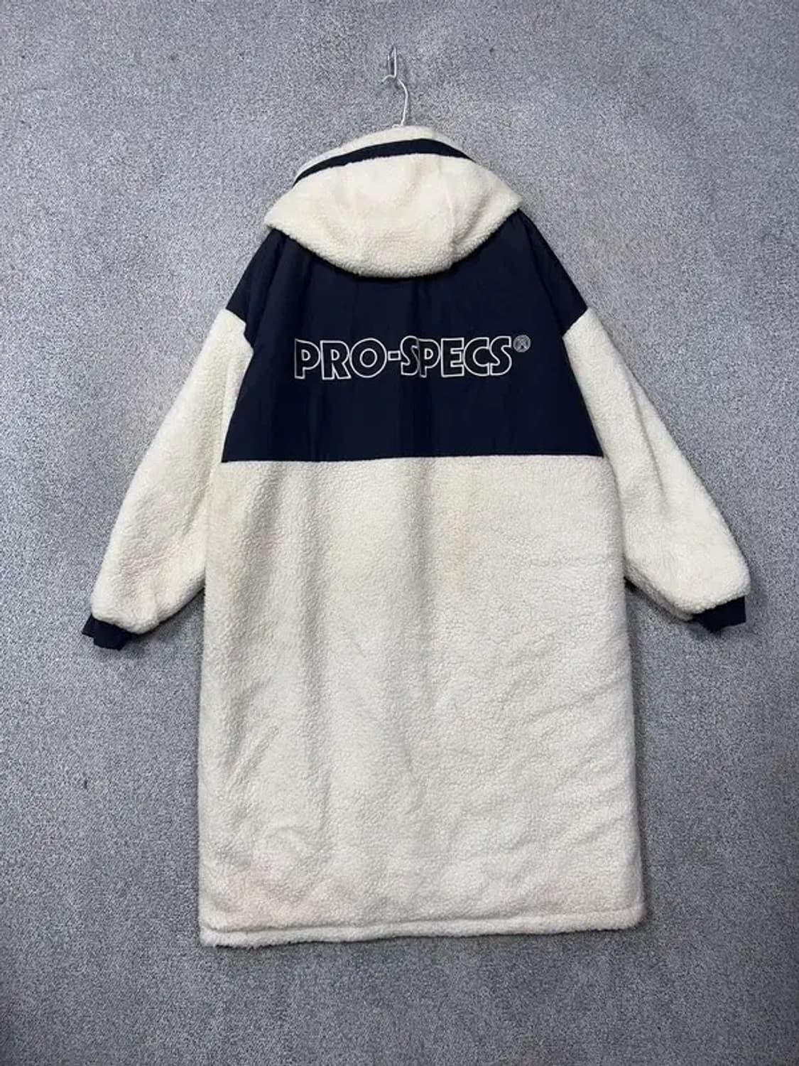 프로스펙스 양면 뽀글이 블랙 크림 롱 점퍼 100(L) 상품이미지4