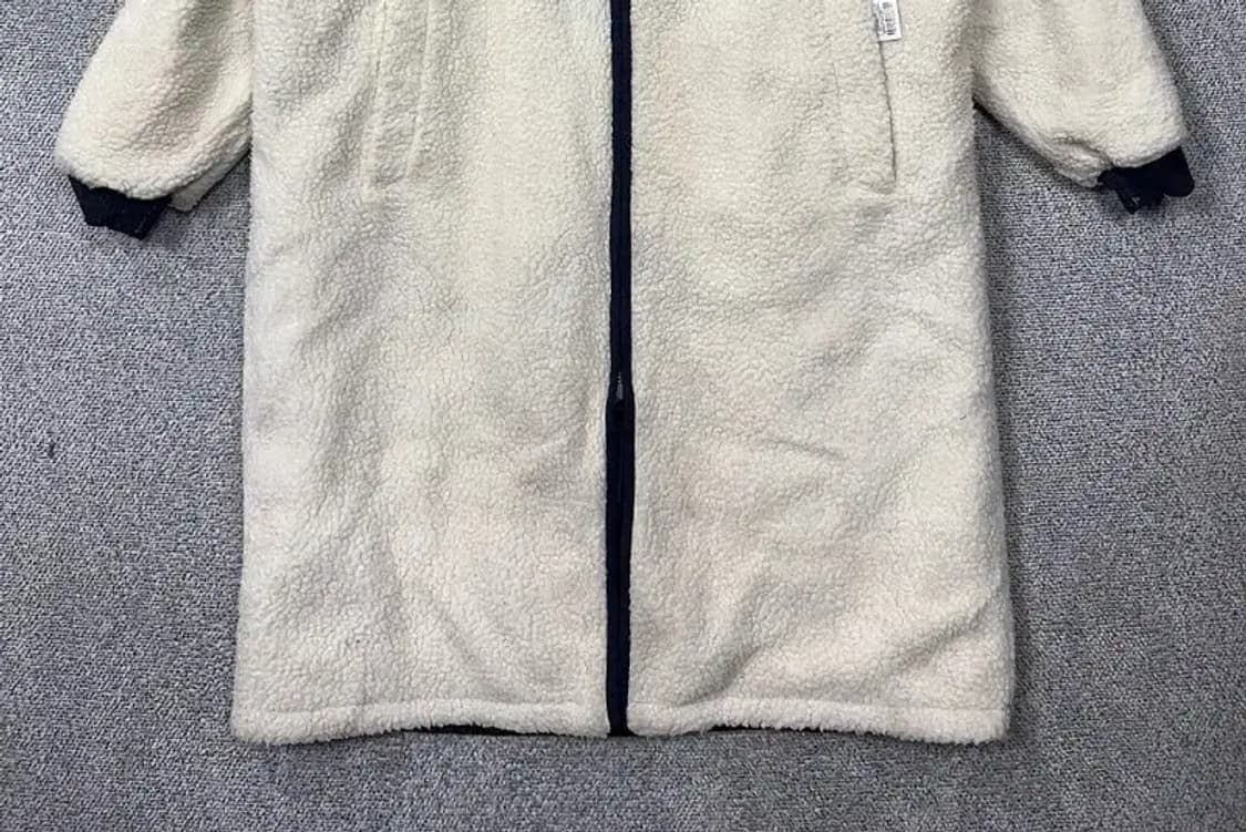 프로스펙스 양면 뽀글이 블랙 크림 롱 점퍼 100(L) 상품이미지6