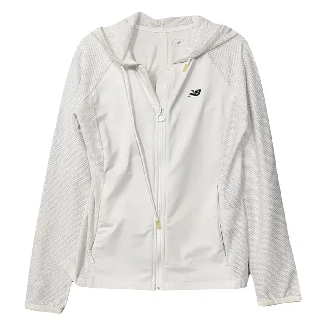 뉴발란스 화이트 로고 기능성 후드집업 M 상품이미지1