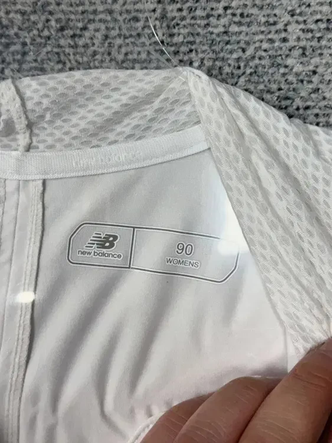 뉴발란스 화이트 로고 기능성 후드집업 M 상품이미지6