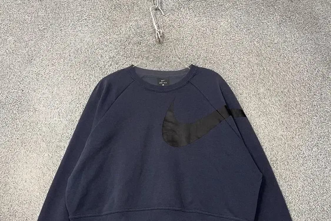 나이키 네이비 크롭 맨투맨 XL 상품이미지3