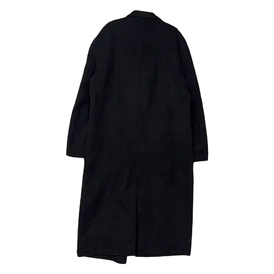 자라 블랙 버튼 울 롱코트 L 상품이미지2