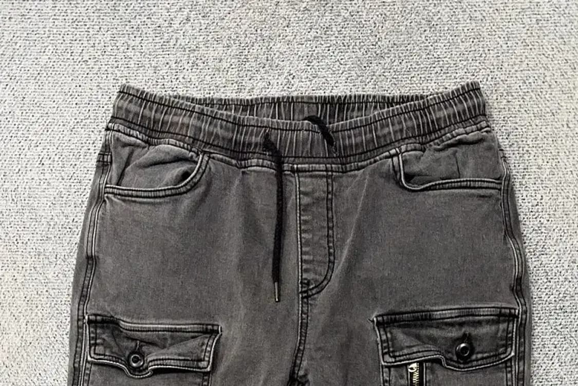 남성 빈티지 흑청 카고 팬츠 31 상품이미지3