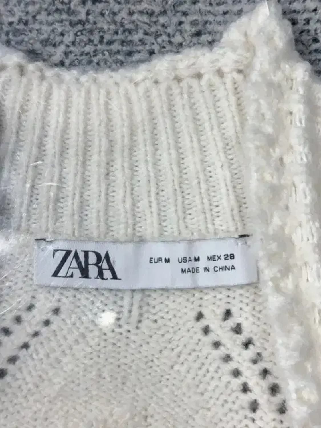 자라 플라워 자수 캐주얼 니트 니트 M 상품이미지7