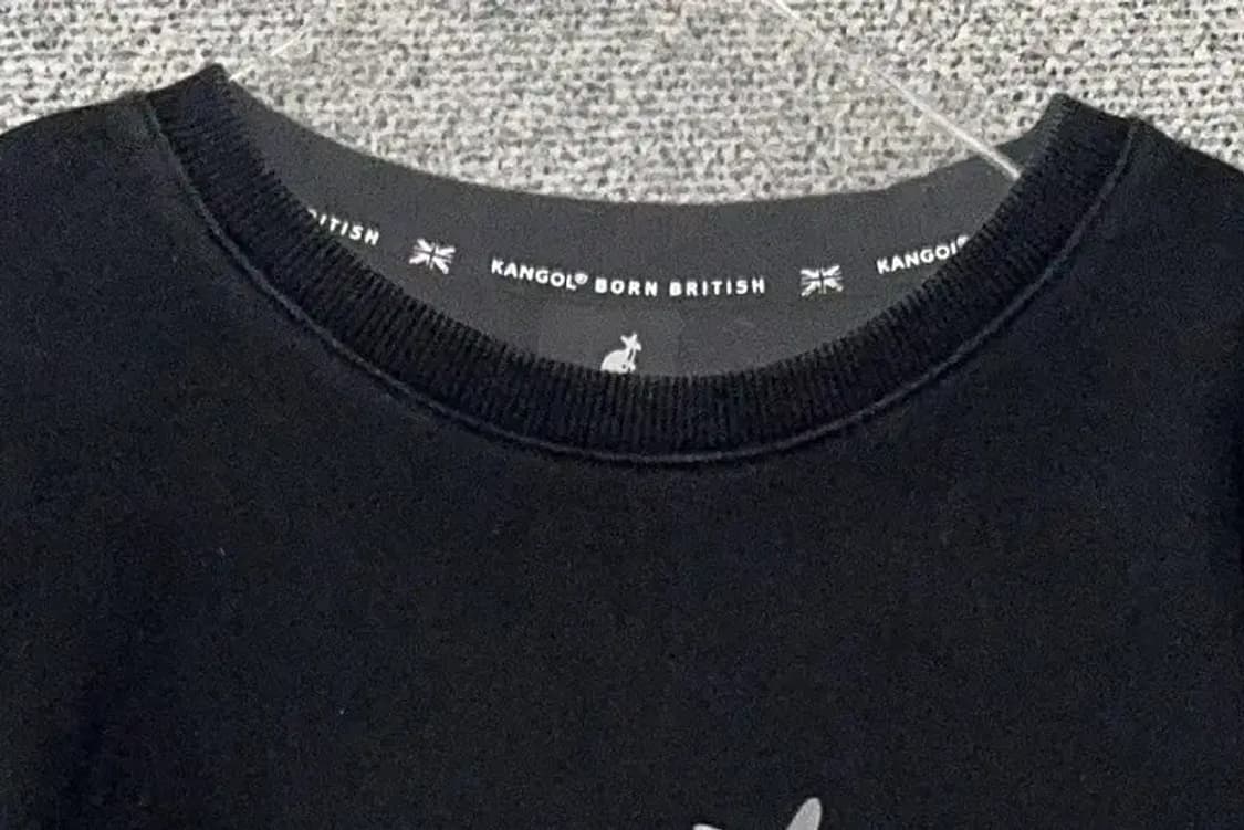 캉골 프린팅 블랙 맨투맨 L 상품이미지5