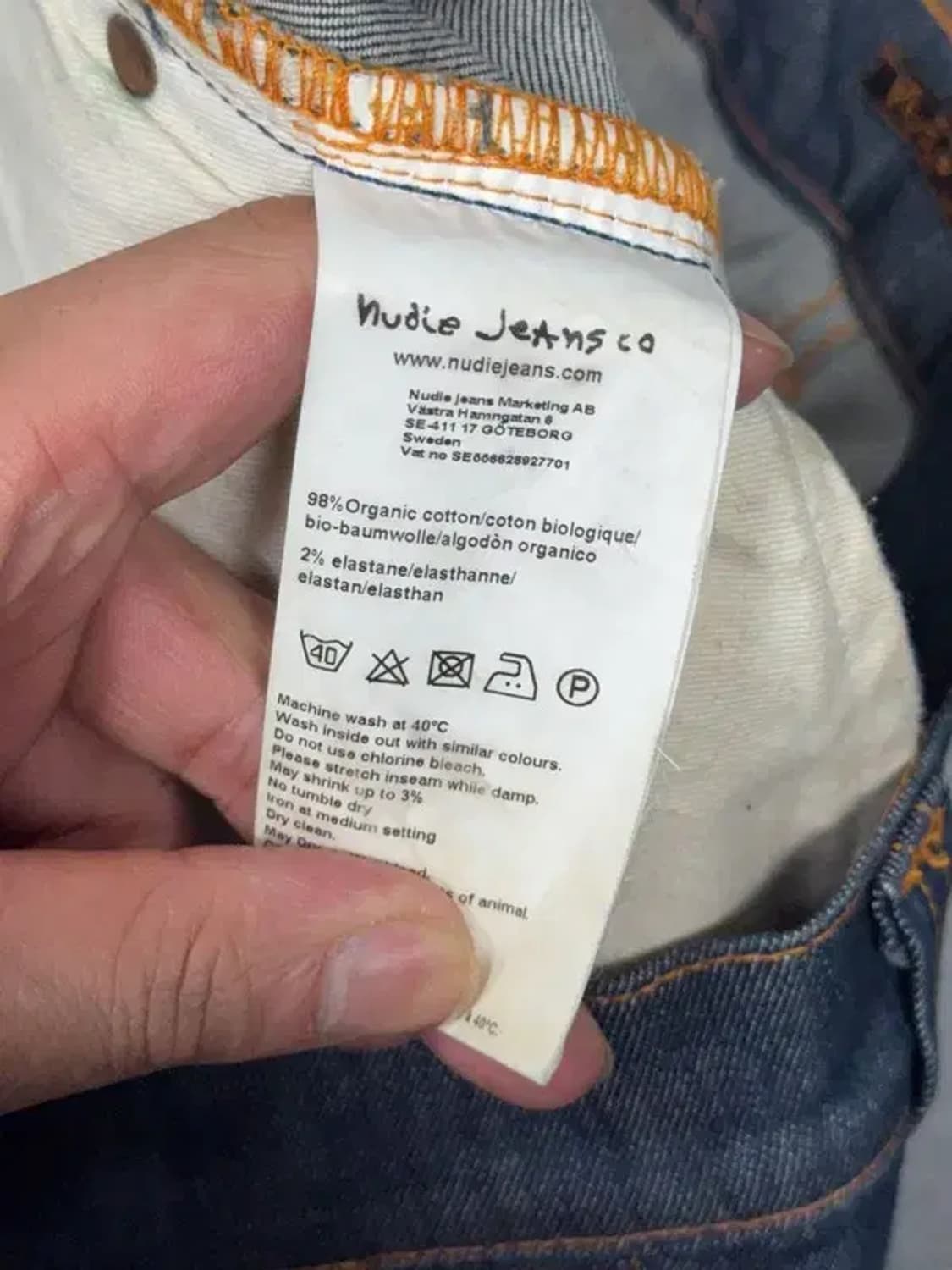 누디진 씬핀 청바지 31 34 상품이미지9