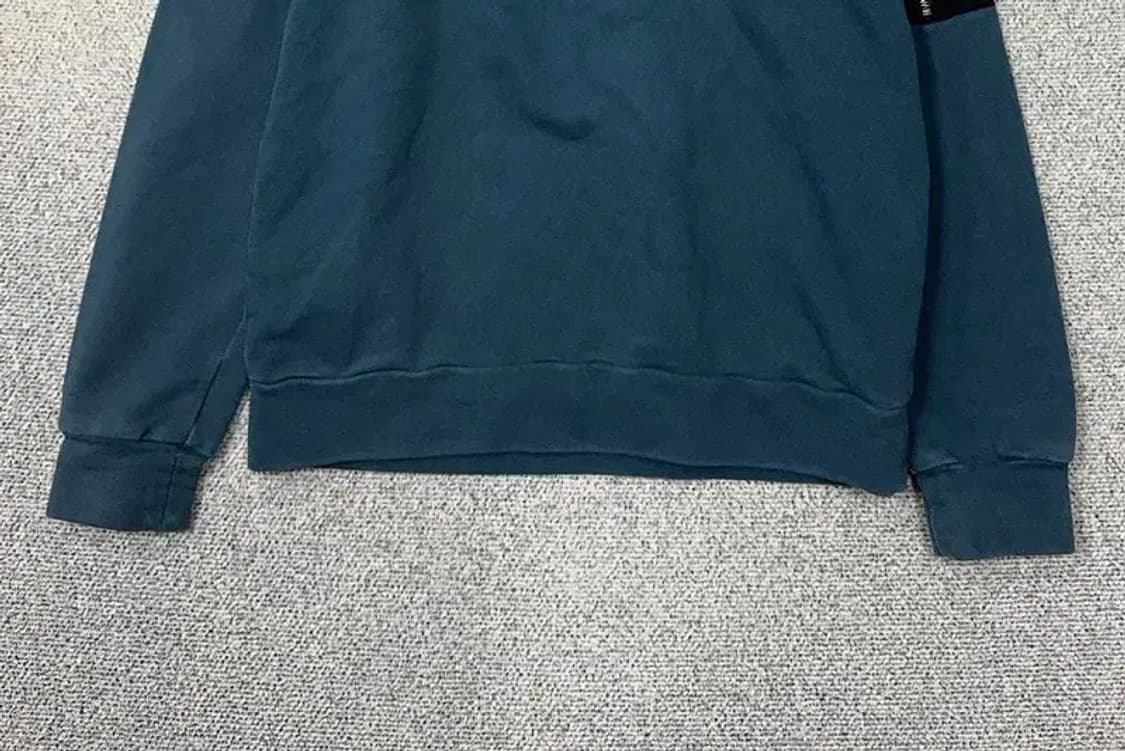 그레고리 프린팅 블루 맨투맨 M 상품이미지4