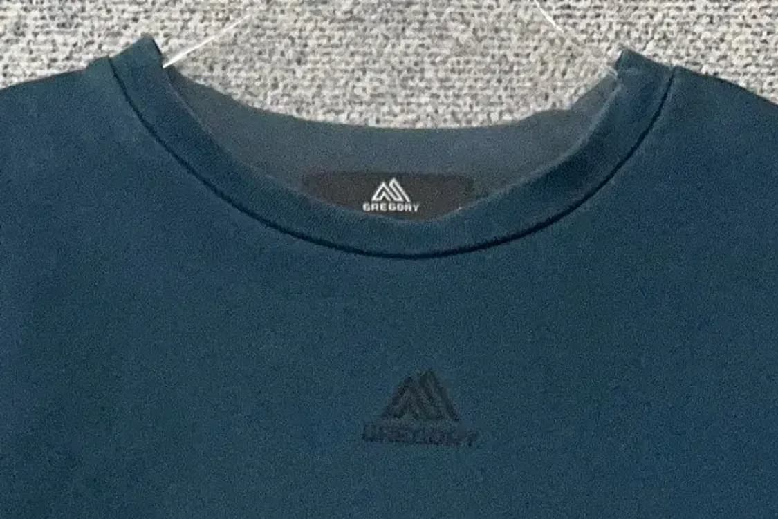 그레고리 프린팅 블루 맨투맨 M 상품이미지5