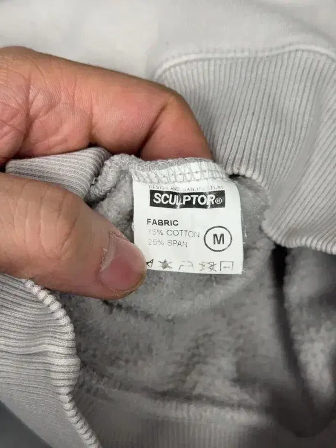 스컬프터 베이지 스웻셔츠 맨투맨 M 상품이미지7