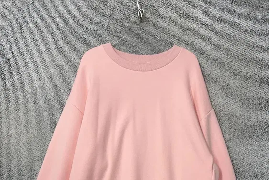 안다르 라이트 핑크 오버 사이즈 맨투맨 4 상품이미지3