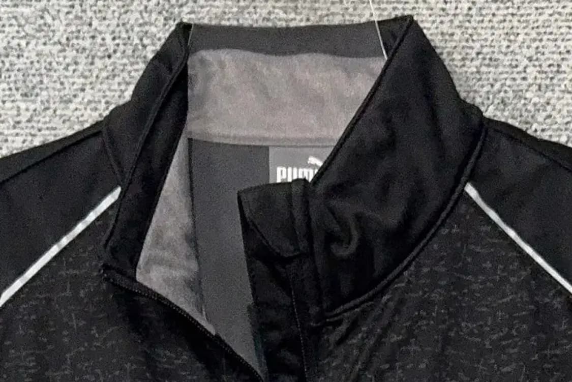 푸마 블랙 로고 기능성 바람막이 M 상품이미지5