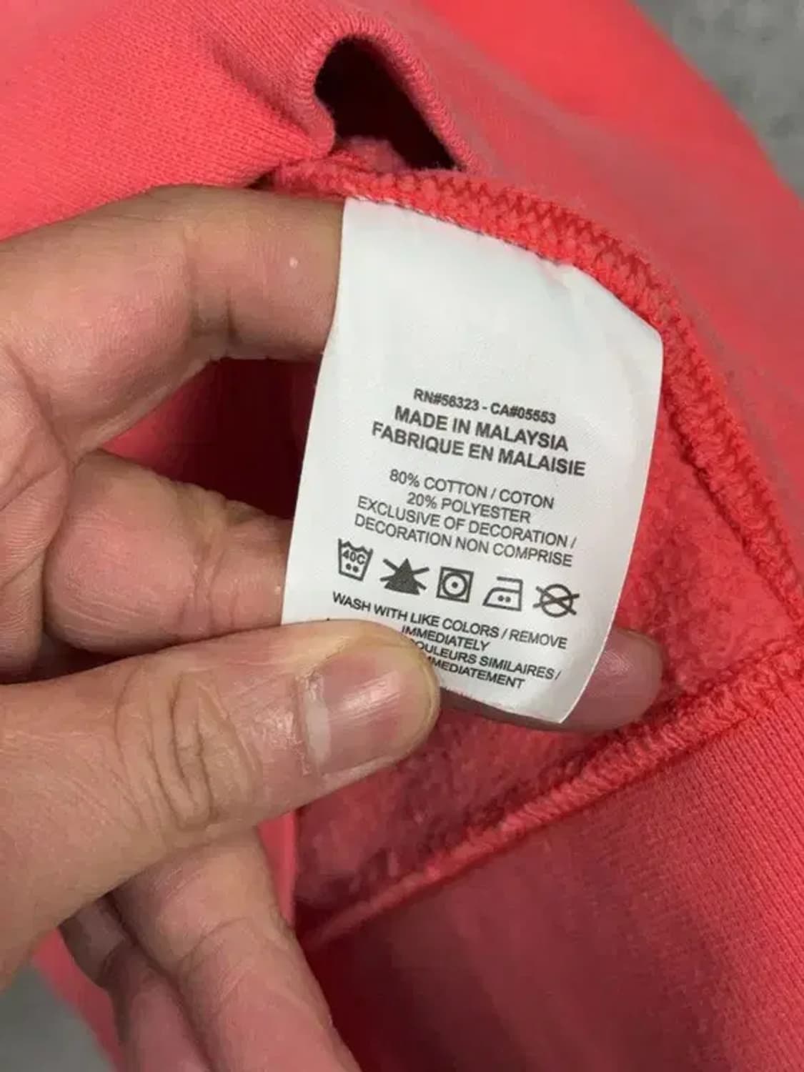 나이키 코랄 로고 맨투맨 L 상품이미지8