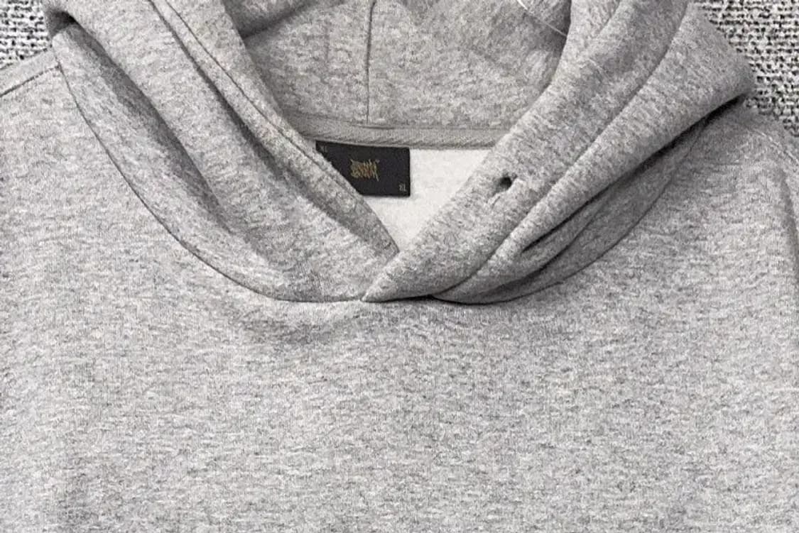 브라운브레스 라이트 그레이 오버핏 후드티 XL 상품이미지5