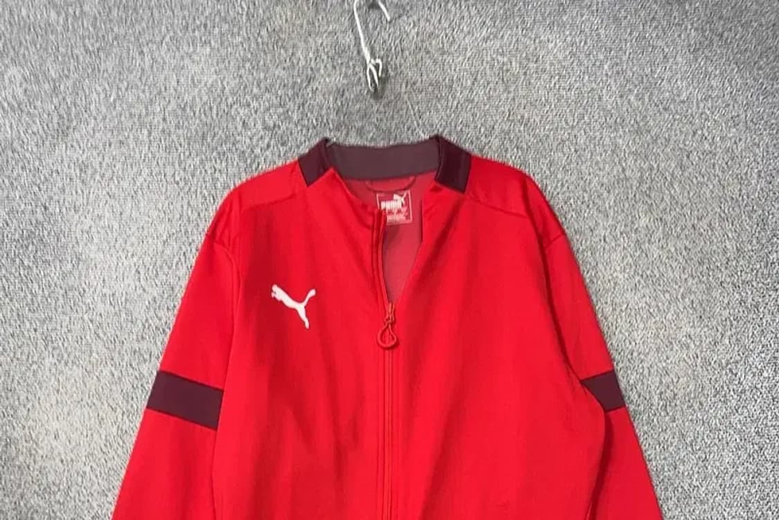 푸마 레드 남성 기능성 집업 L 상품이미지3