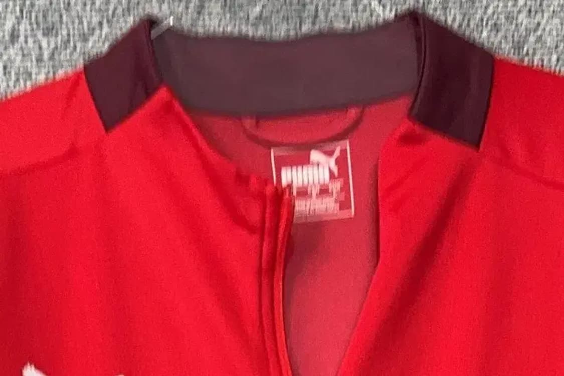 푸마 레드 남성 기능성 집업 L 상품이미지5