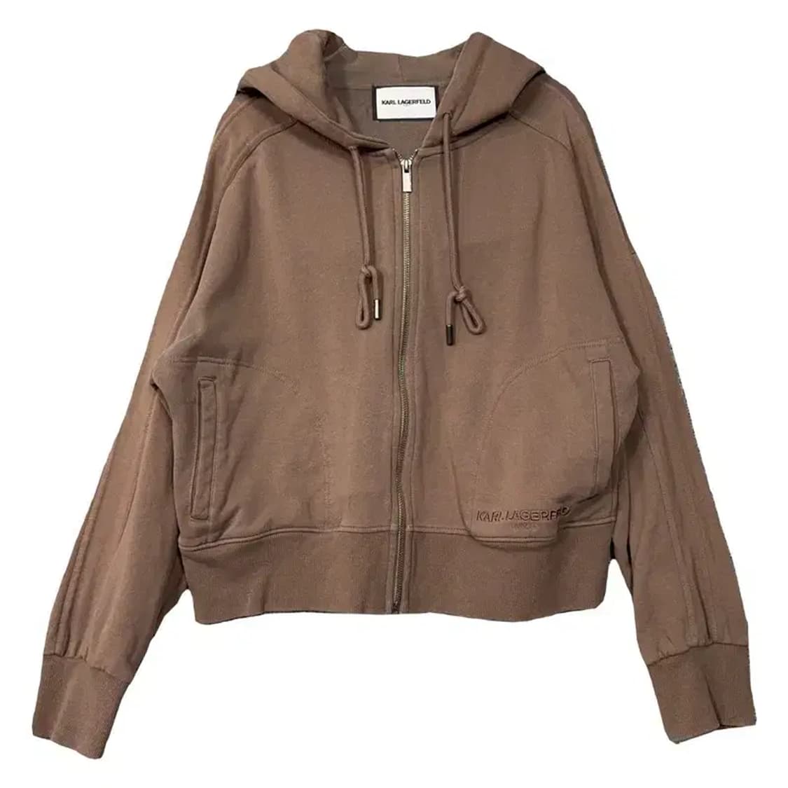 칼 라거펠트 브라운 캐주얼 후드 집업 90 상품이미지1