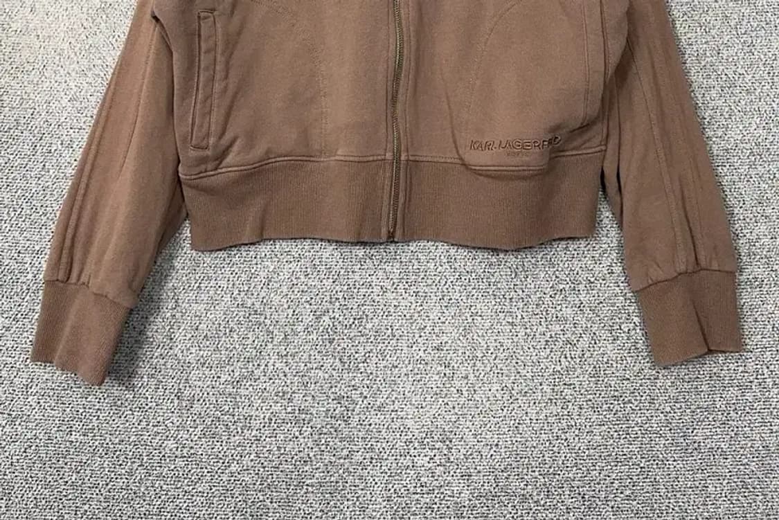 칼 라거펠트 브라운 캐주얼 후드 집업 90 상품이미지4