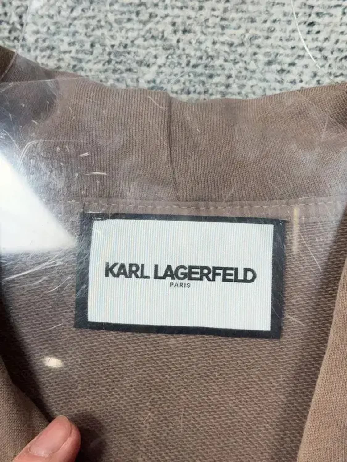 칼 라거펠트 브라운 캐주얼 후드 집업 90 상품이미지5