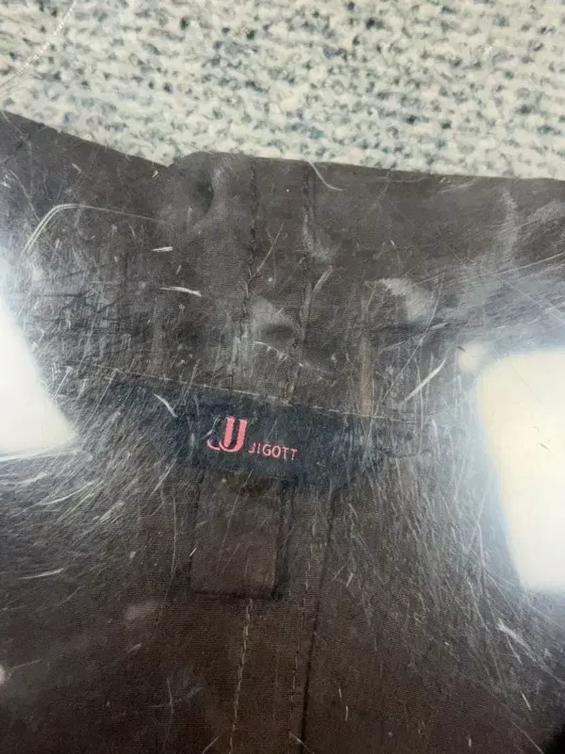 지고트 브라운 빈티지 나일론 후드 코트 FREE 상품이미지6