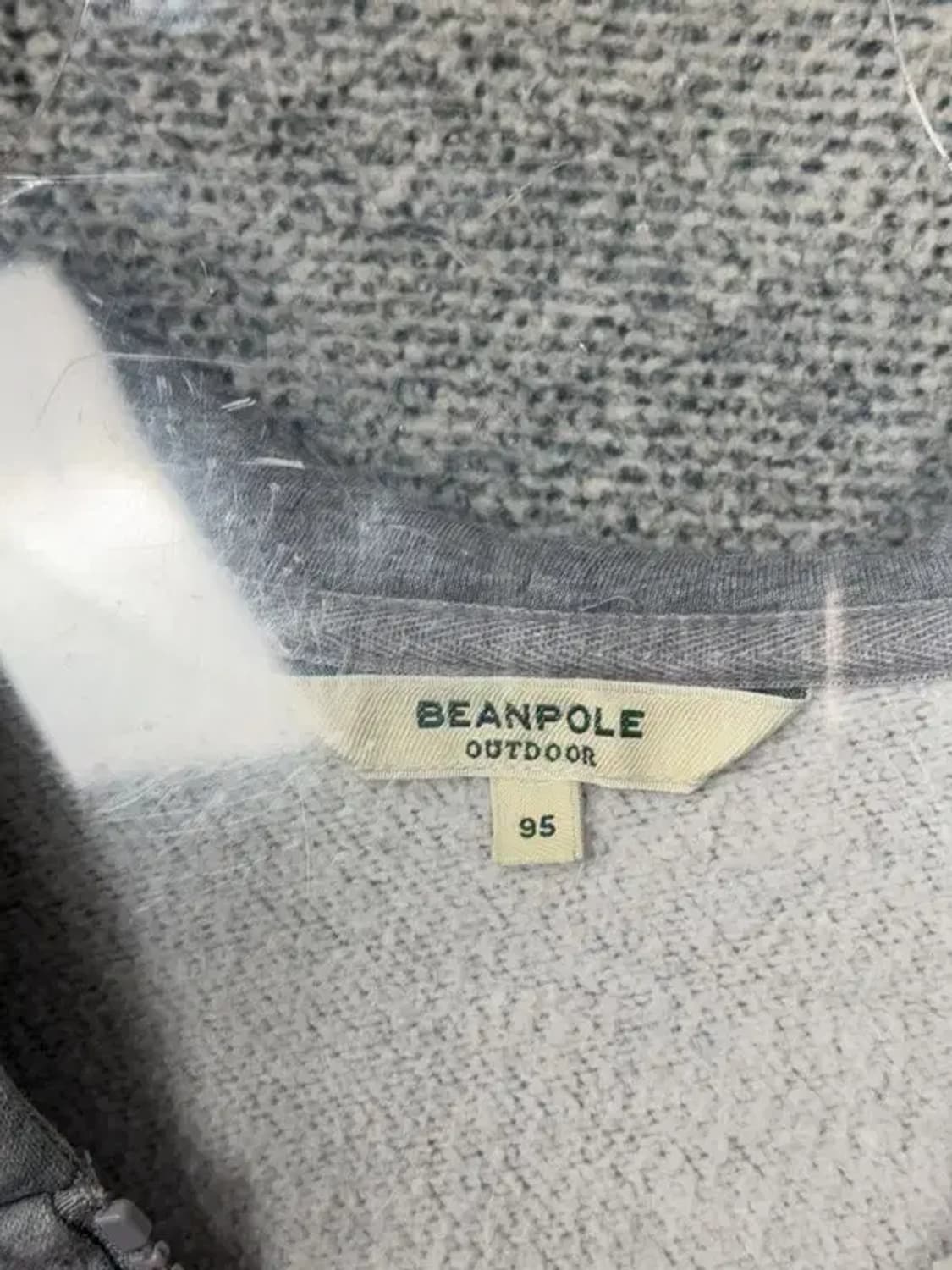 빈폴 라이트 그레이 로고 후드 집업 95 상품이미지7