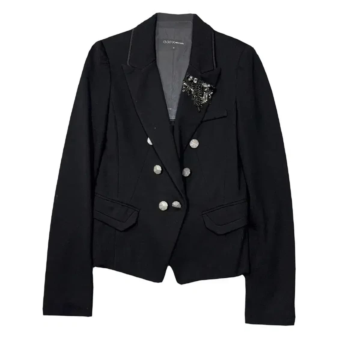 GGPX 블랙 여성 정장 클래식 블레이저 M 상품이미지1