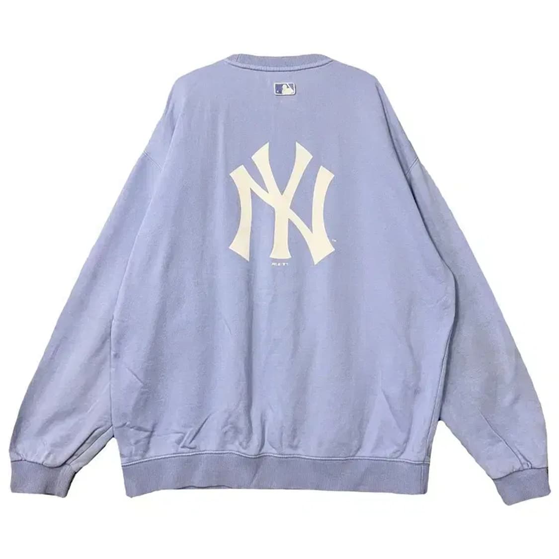엠엘비 뉴욕양키즈 백프린팅 라이트 퍼플 맨투맨 L(100) 상품이미지1