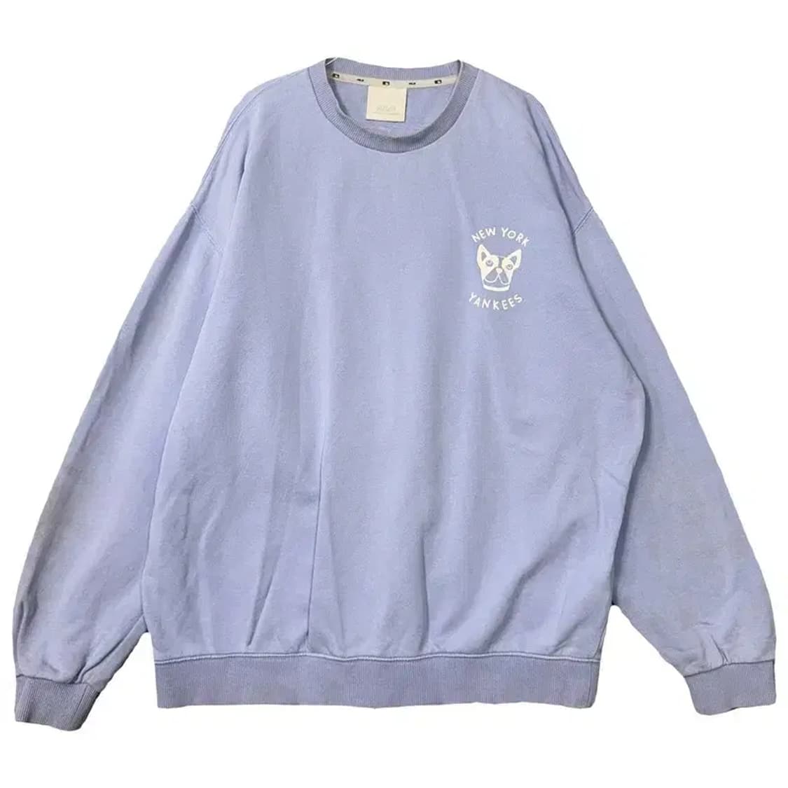 엠엘비 뉴욕양키즈 백프린팅 라이트 퍼플 맨투맨 L(100) 상품이미지2