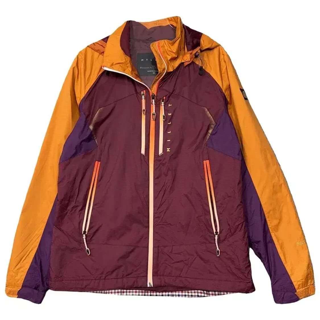 밀레 오렌지 기능성 바람막이 95 상품이미지1