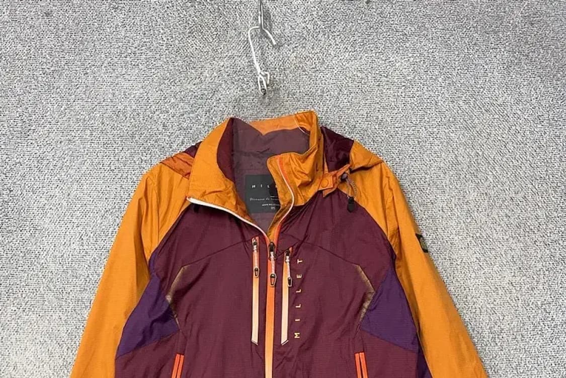 밀레 오렌지 기능성 바람막이 95 상품이미지3