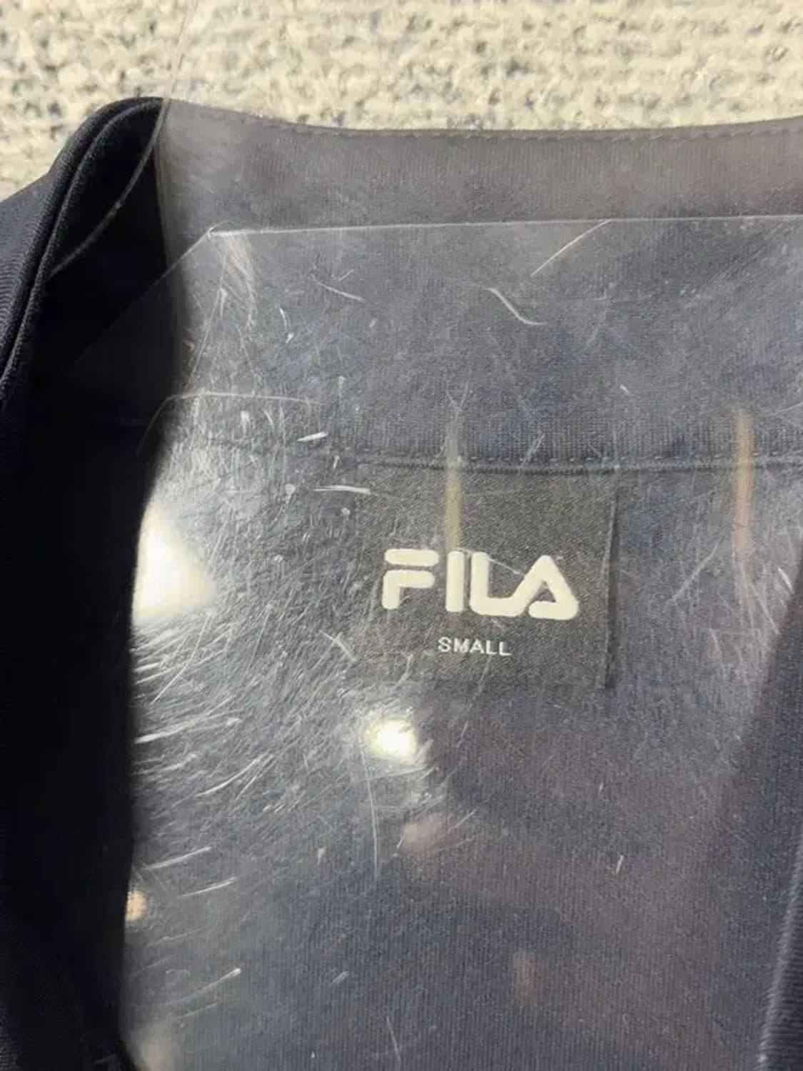 휠라 프린팅 네이비 여성 기능성 집업 SMALL 상품이미지5