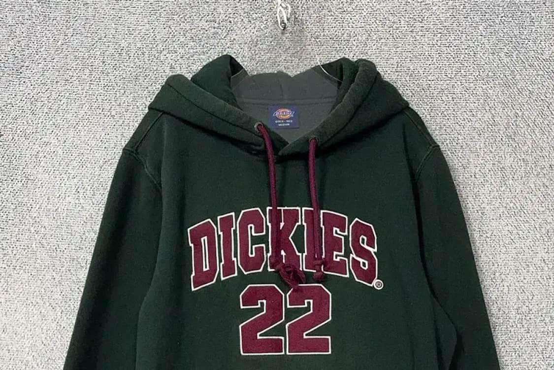 디키즈 프린팅 그린 후드티 MEDIUM 상품이미지3