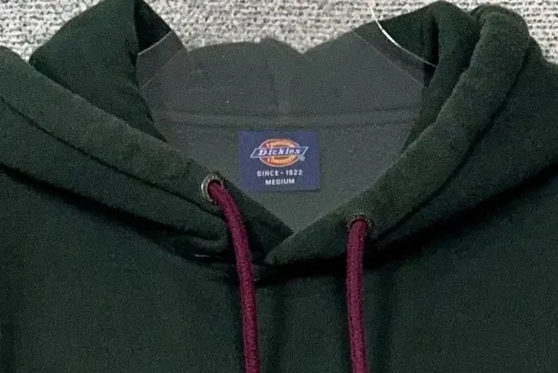 디키즈 프린팅 그린 후드티 MEDIUM 상품이미지5