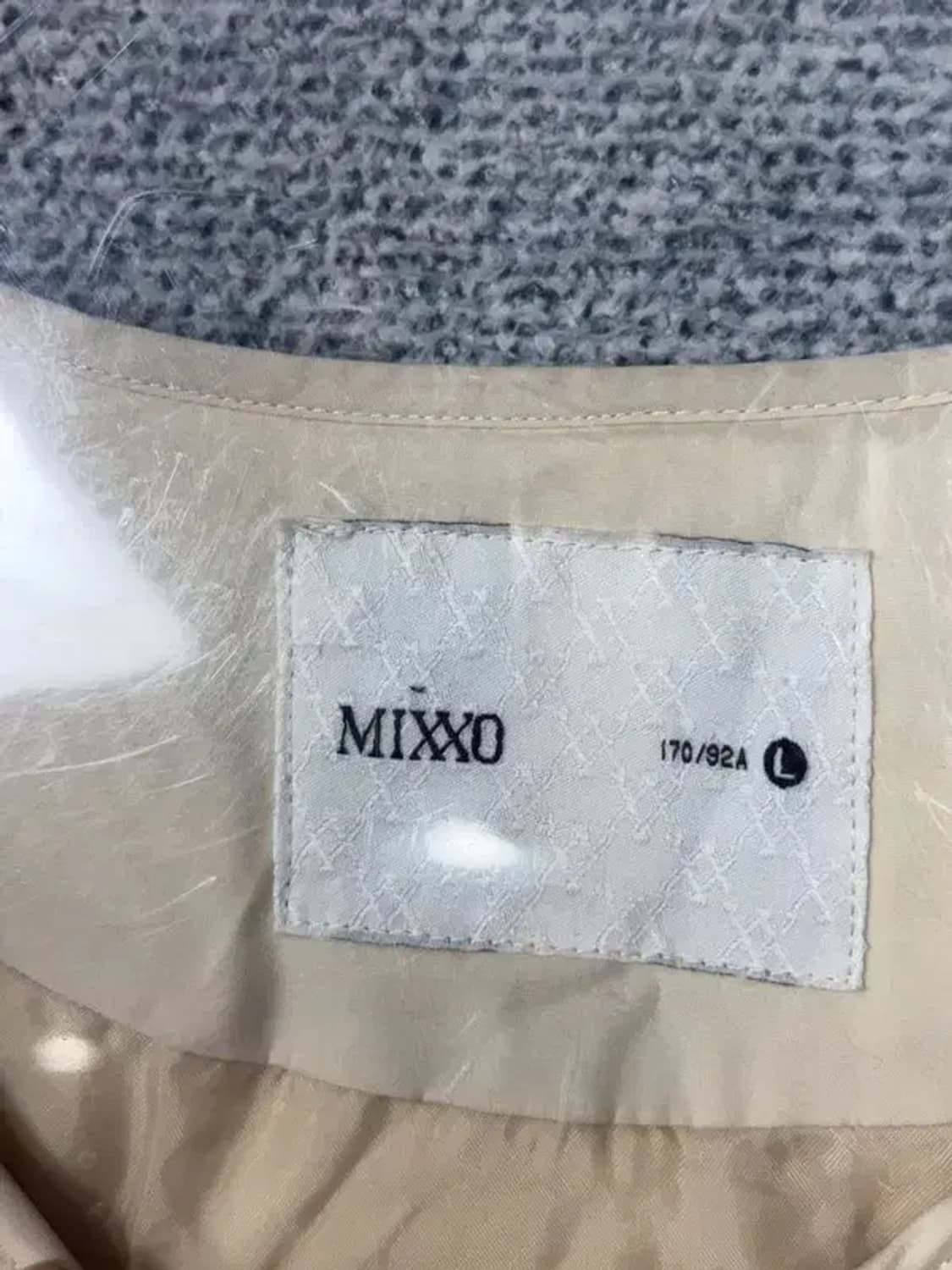 미쏘 크림 푸퍼 똑딱이 패딩 L 상품이미지7