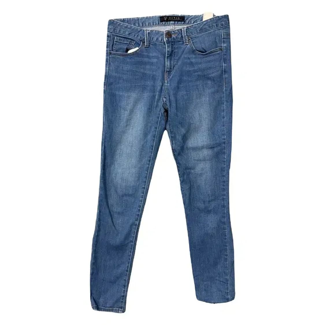 게스 여성 삼각 로고 연청 스키니진 70(28) 상품이미지1