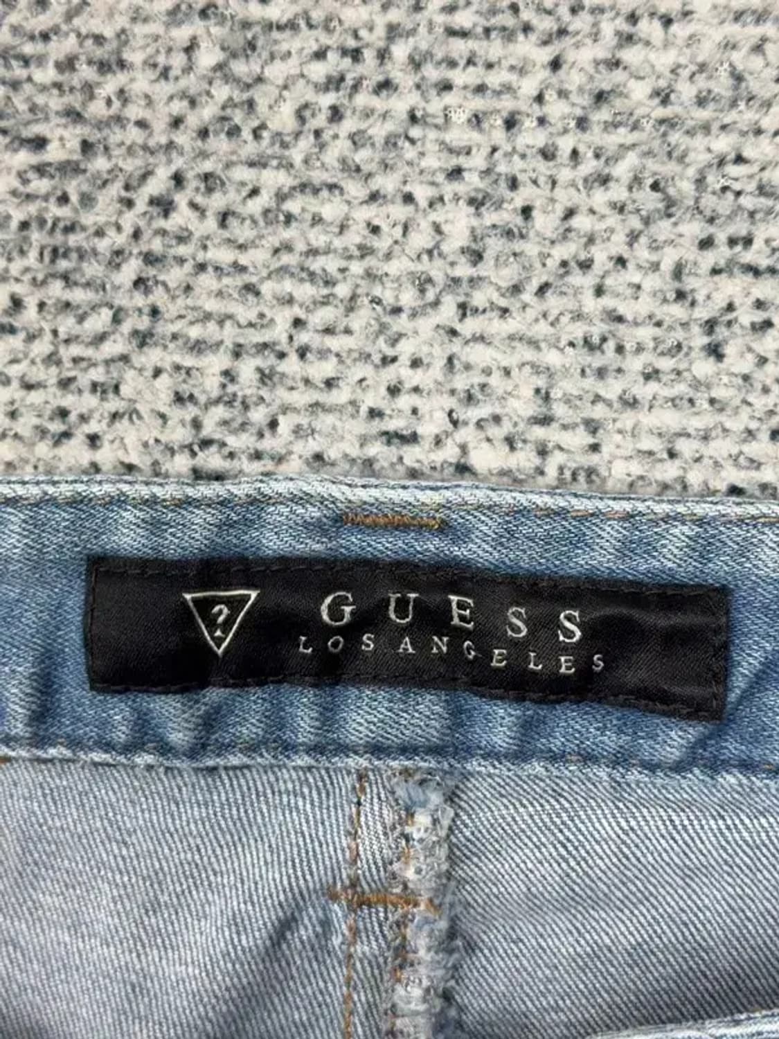 게스 여성 삼각 로고 연청 스키니진 70(28) 상품이미지7