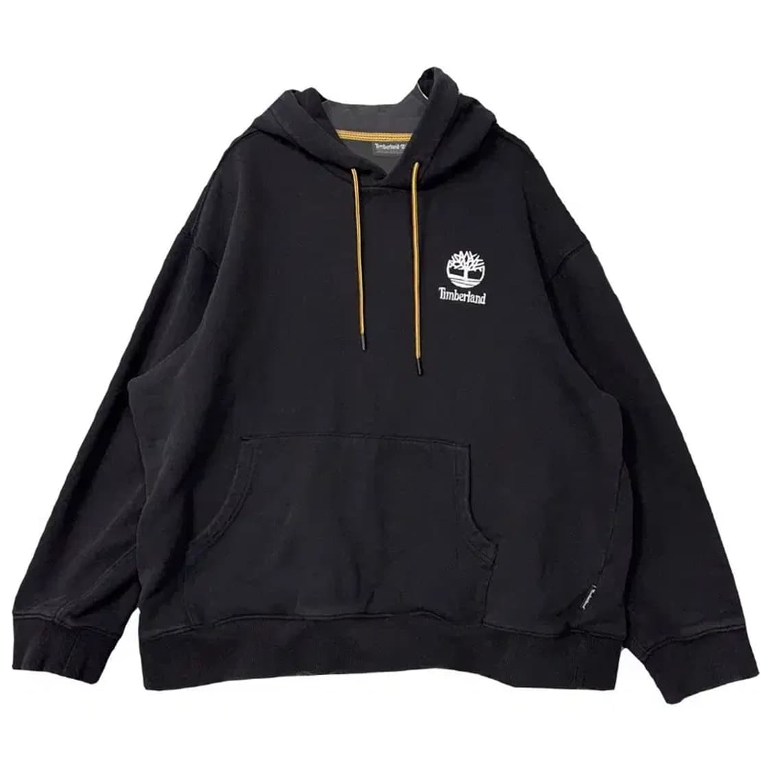 팀버랜드 블랙 빈티지 로고 프린팅 후드티 XL/TG 상품이미지1