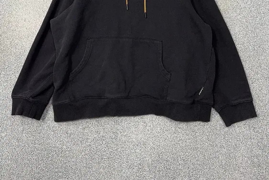 팀버랜드 블랙 빈티지 로고 프린팅 후드티 XL/TG 상품이미지4